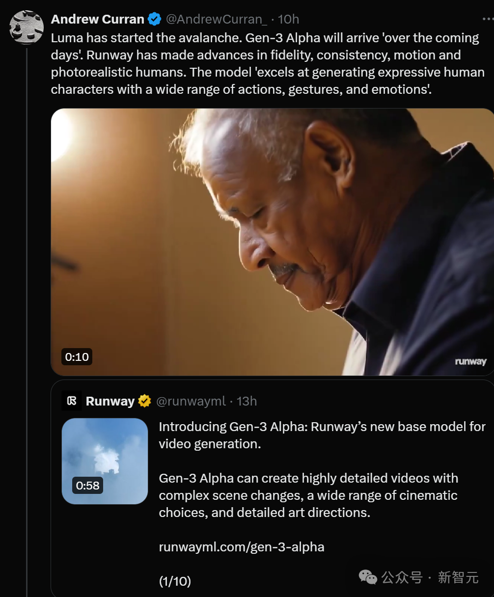 王者归来！AI视频巨头Runway深夜发布Gen-3，演示暴打Sora惊艳网友